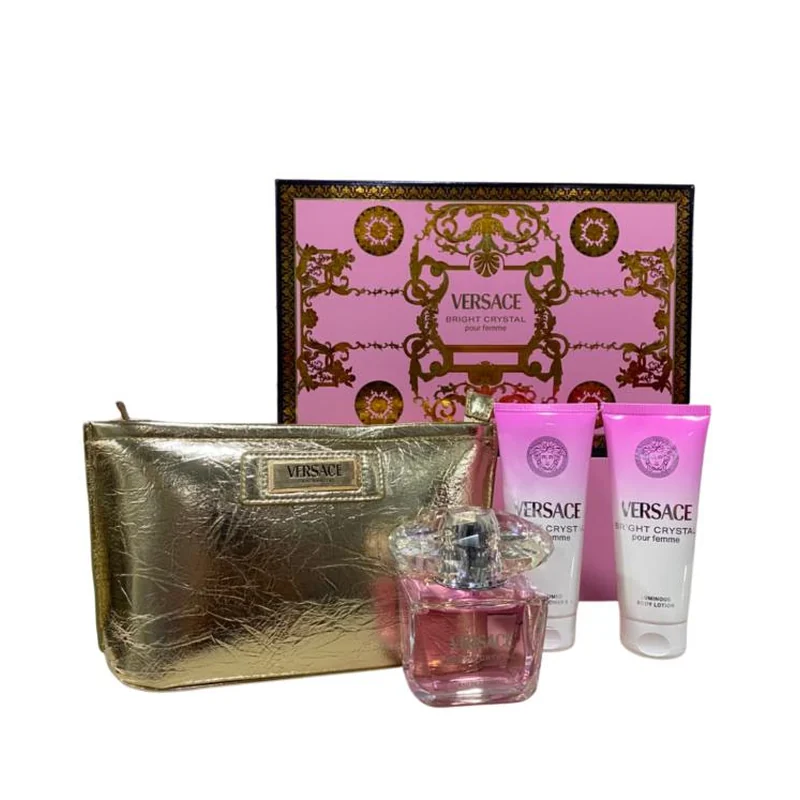 Versace Bright Crystal 4 Pzas 90ML EDT