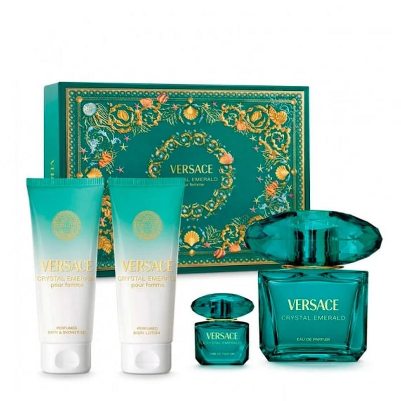 Versace Crystal Emerald 4 Pzas 90ML EDP