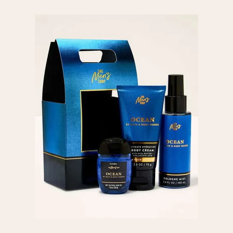 Bath & Body Works Mini Gift Set Ocean 75ML (Splash, Crema y Gel)